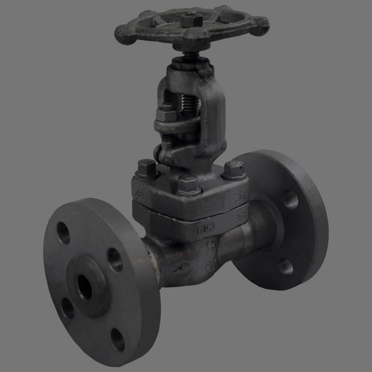 Стальной обратный клапан фланцевый DN 150 PN 100 L=550 проходной литой ГОСТ 3326-86
